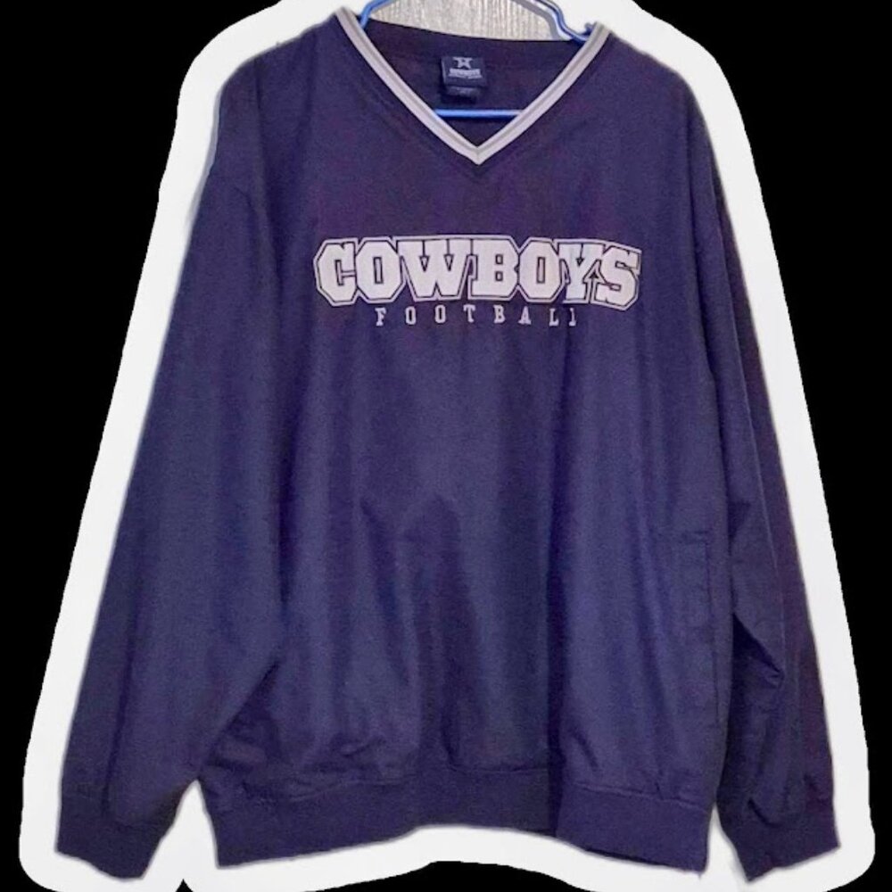 Dallas Cowboys authentic apparel Men or Women's sweatshirt, navy, size L